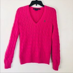 Ralph Lauren hot pink sweater